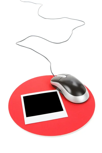 Foto e mouse del computer — Foto Stock