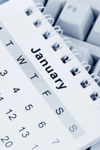 Calendario e tastiera — Foto Stock