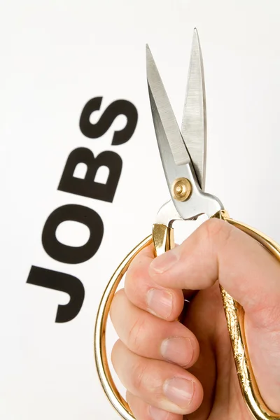Empregos cortados — Fotografia de Stock