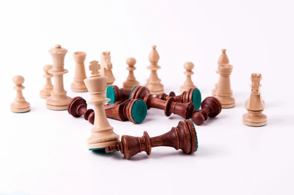 Chess fight — Stock Photo, Image