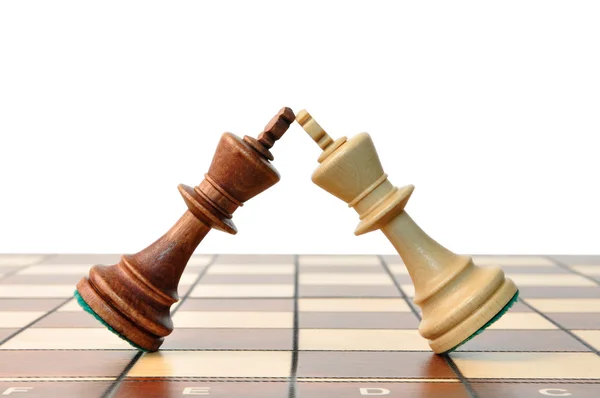 Королі шахи дуель — стокове фото