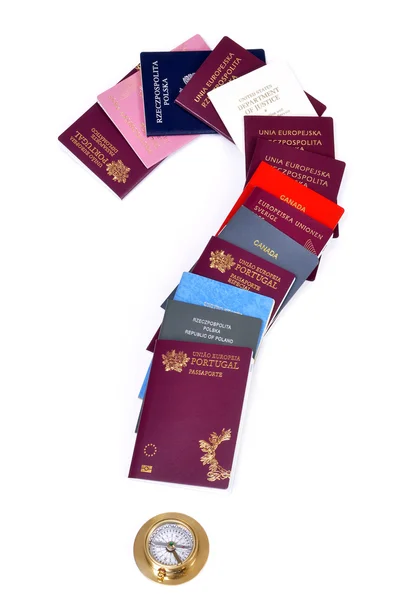 Different travel documents — Stock Photo, Image