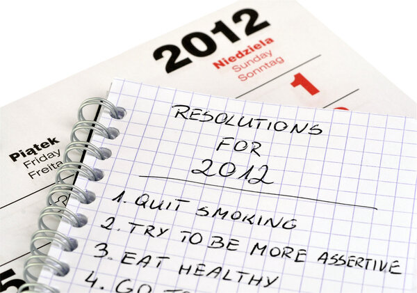 New Year's resolutions