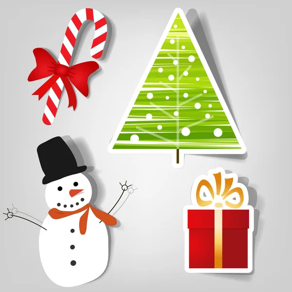 Symboles de Noël et du Nouvel An — Image vectorielle