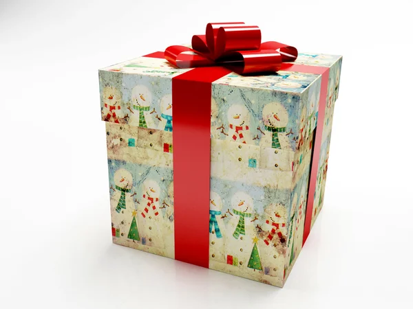 Mooie doos met een cadeau — Stockfoto