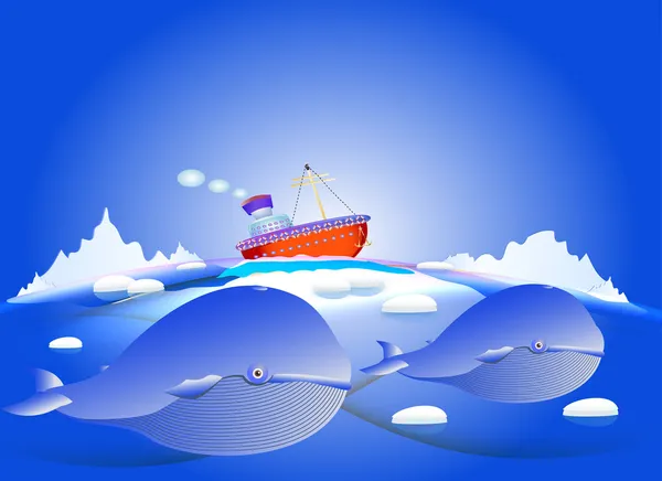 stock vector Arctic Ocean