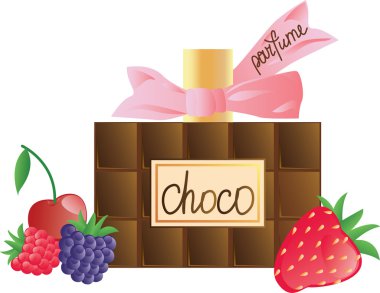 Chocolate perfume clipart