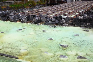 Japonya 'da Kusatsu kaplıcası