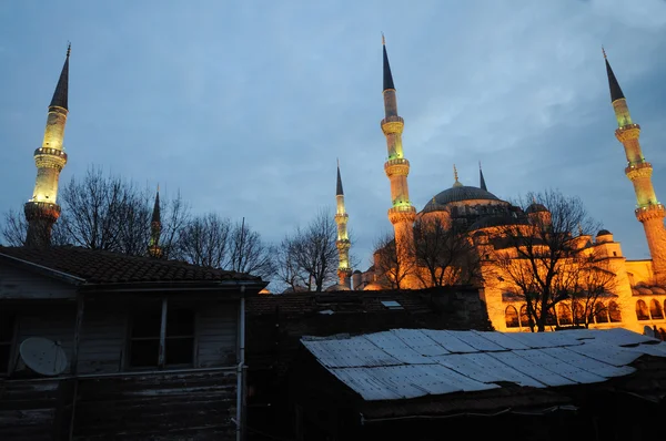 The Blue Mosque, (Sultanahmet Camii),イスタンブール,トルコ — ストック写真