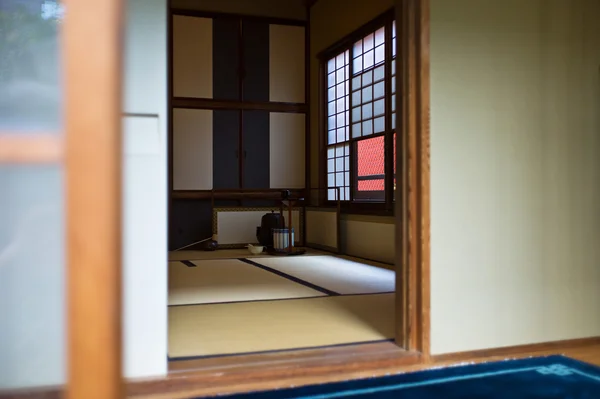 日本の伝統的な茶室 ロイヤリティフリーのストック画像