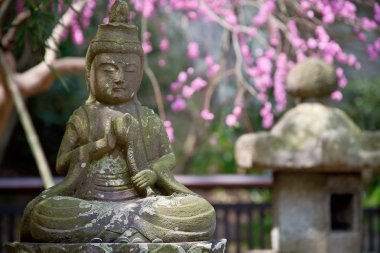 Beautiful buddha statue in Kamakura, Japan clipart