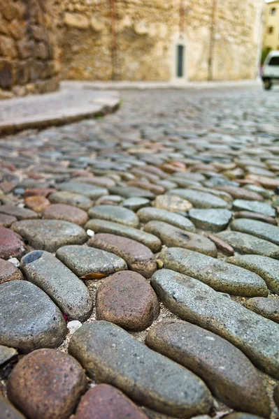 stock image Medieval road