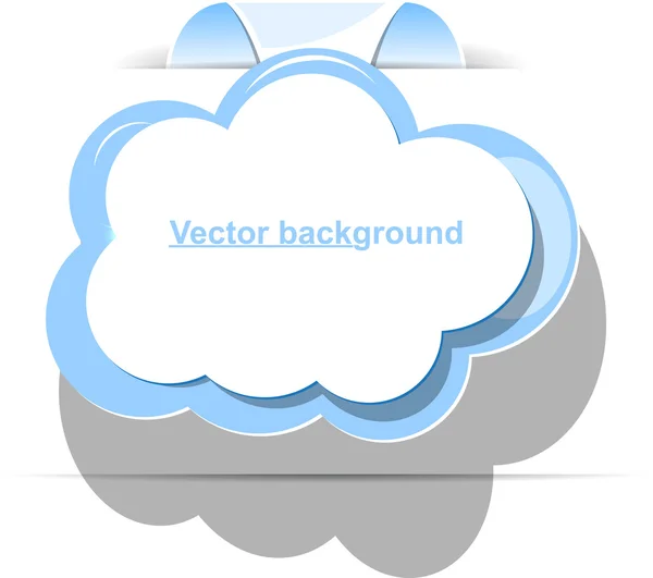 Cloud vector — Stock Vector