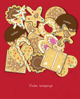 Cookies vector clipart