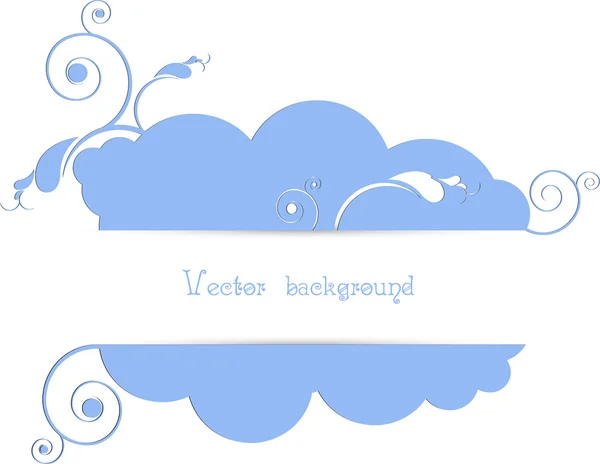 Banner de nube — Archivo Imágenes Vectoriales