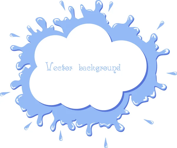 Vecteur d'éclaboussures de nuages — Image vectorielle