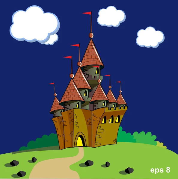 Vettore del castello — Vettoriale Stock