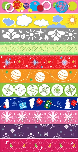 stock vector Set of banners vector