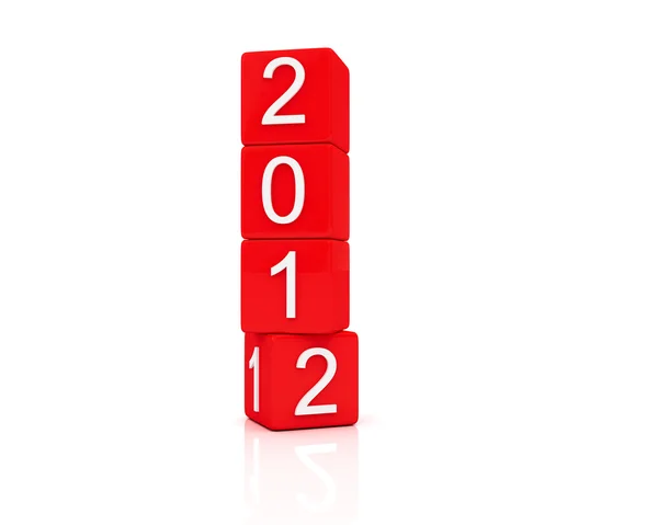 Casella 2012 nuovo anno — Foto Stock