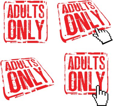 Adults only clipart