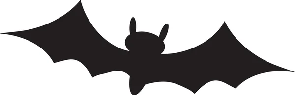 Silhouette of bat — Stock Vector