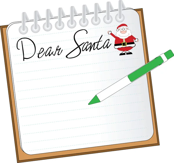 Dear Santa — Stock Vector