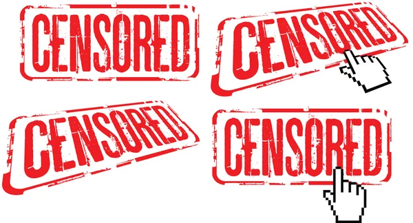 Με λογοκρισία — Διανυσματικό Αρχείο