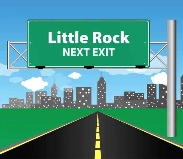 Little rock — Stok Vektör