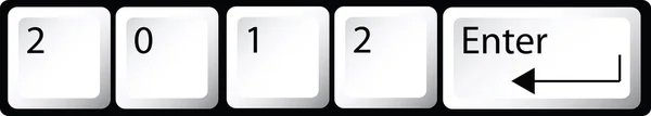 Клавіатури - 2012 — стоковий вектор