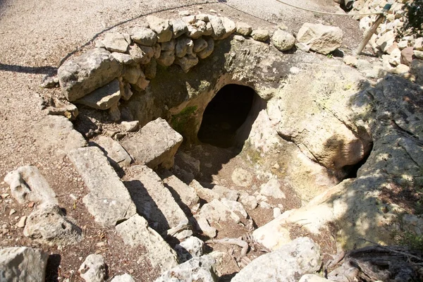 先史時代の洞窟の階段 — ストック写真