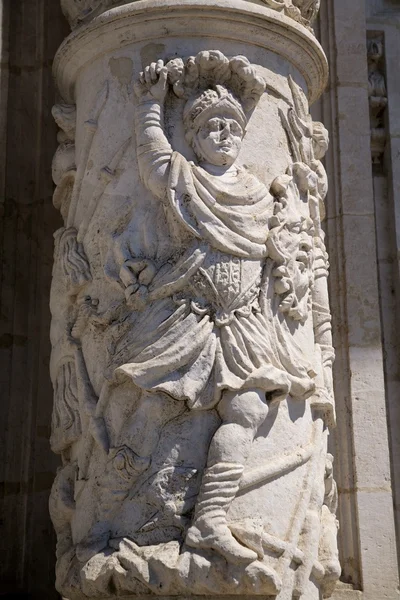Pietra statua antica — Foto Stock