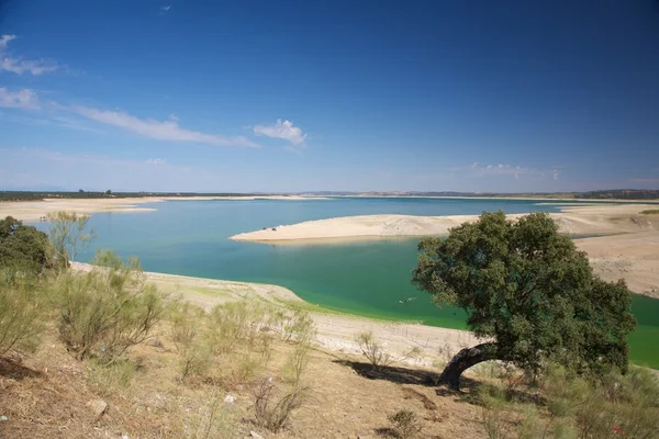 Valdecanas reservoir — Stock Photo, Image