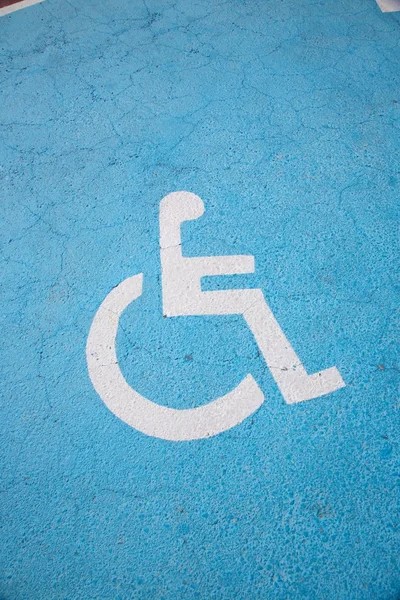 Знак інвалідному візку — стокове фото