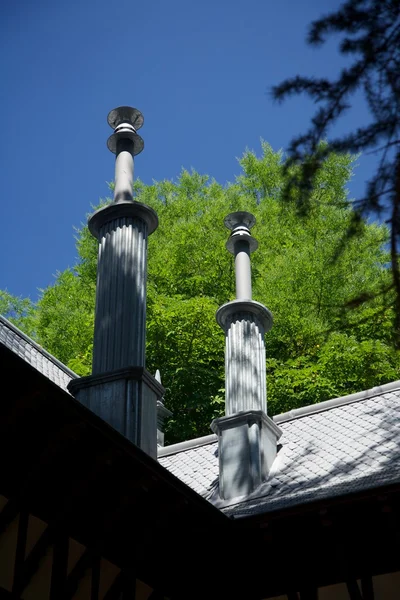 Ancient chimneys at Campo del Moro — Stock Photo, Image