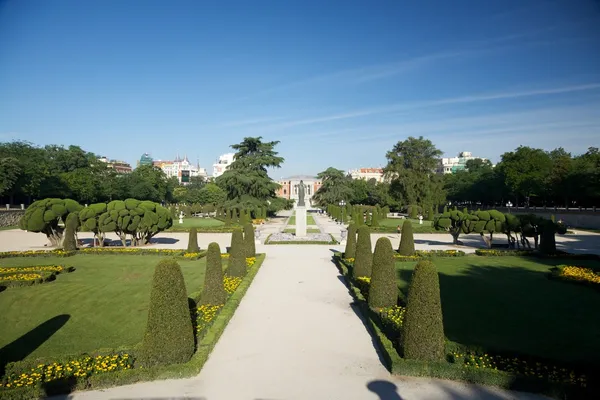 Λεωφόρος πάρκο στη Μαδρίτη — Φωτογραφία Αρχείου