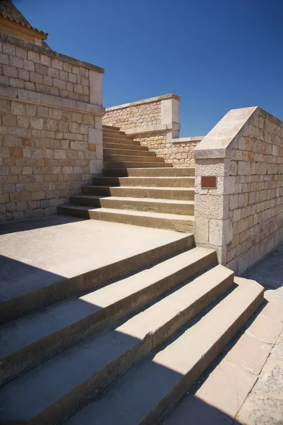 Большая каменная лестница — стоковое фото