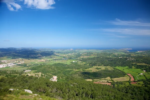 Vista aérea de Menorca — Fotografia de Stock