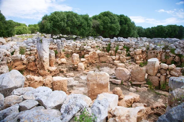 Prehistorische stad ruïne — Stockfoto
