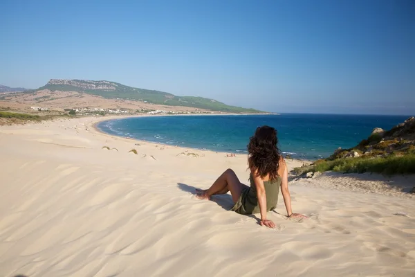 Tenang di atas pantai Bolonia — Stok Foto
