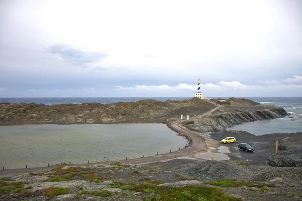Route vers le phare de Favaritx Cape — Photo