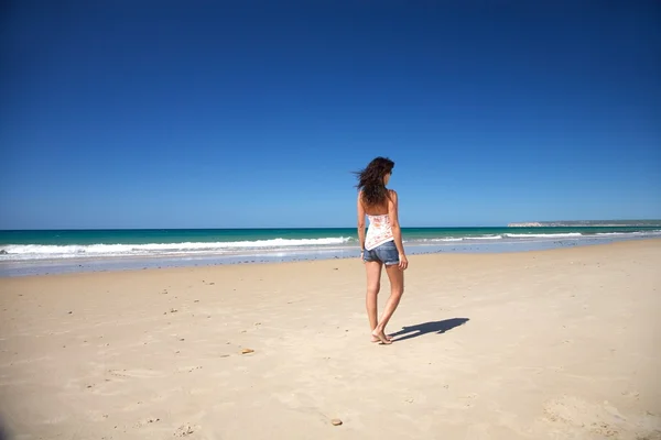 Ta en promenad på zahara beach — Stockfoto