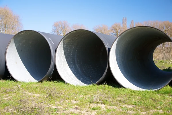 Drei Pipelines — Stockfoto