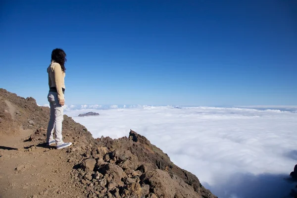 Observando nubes en La Palma — Foto de Stock