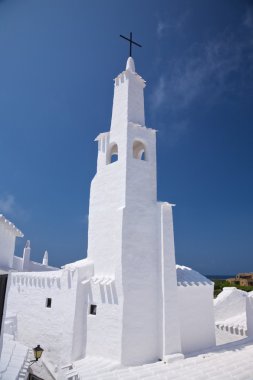 Belfry of Binibeca church clipart