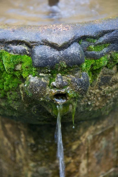 Faced fountain — Stock Photo, Image
