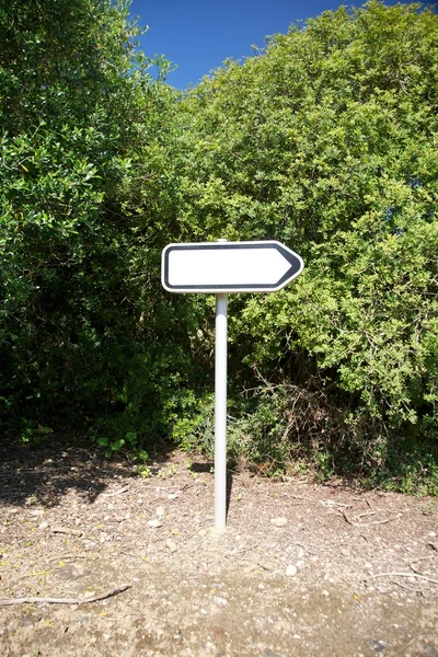 Right arrow empty sign — Stock Photo, Image