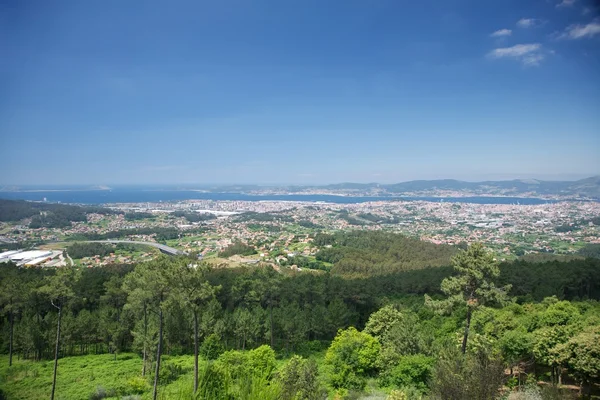 Vigo şehir manzarası — Stok fotoğraf