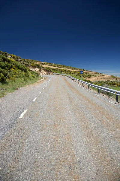 Estrada rural de velocidade lenta — Fotografia de Stock