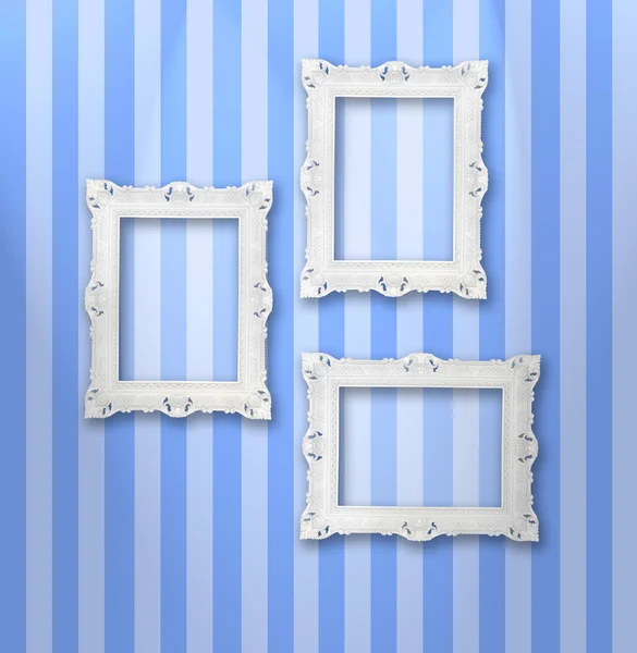 Silver frames — Stock Photo, Image