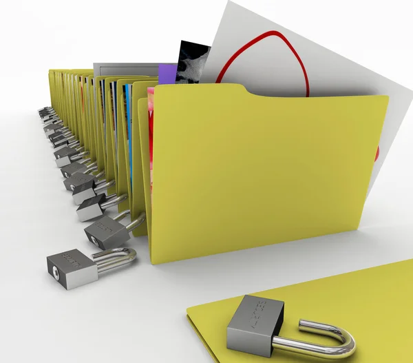 stock image Folders and files